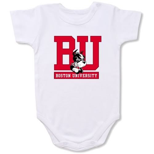 Boston University Terriers Baby Bodysuit Creeper #01